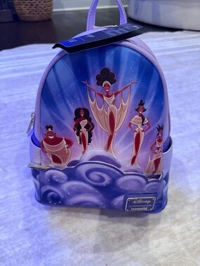 NWT Loungefly Hercules Purple Disney 'Soul' Choir Mini Backpack
